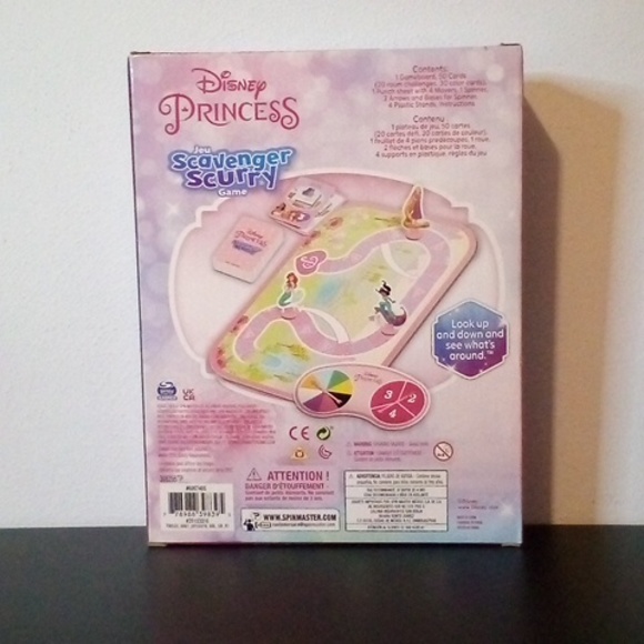 Disney Princess Jeu Scavenger Scurry Board Game - Picture 4 of 6
